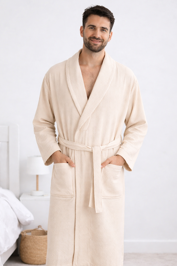 Peingnoir nid'abeille coton 100%