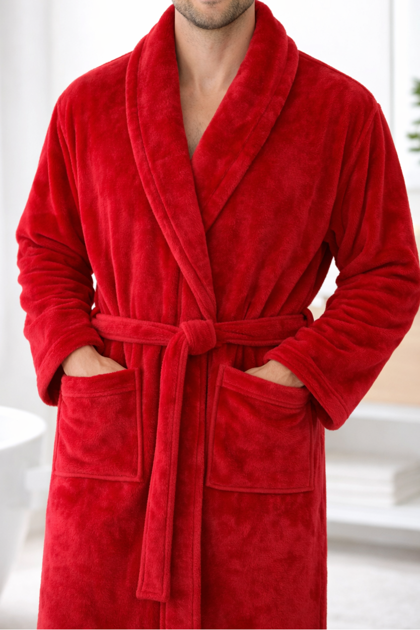 Peignoir Velours (H/F) – 100% Coton – 450g/m²